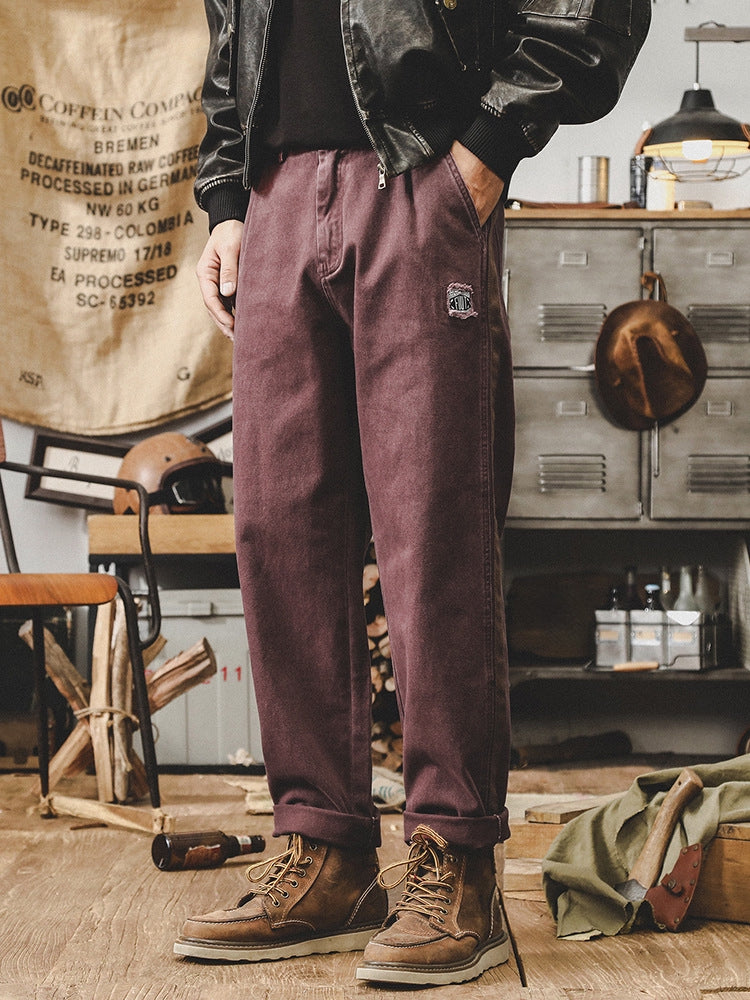 Vintage Burgundy Workwear - Z2024081914_PUR