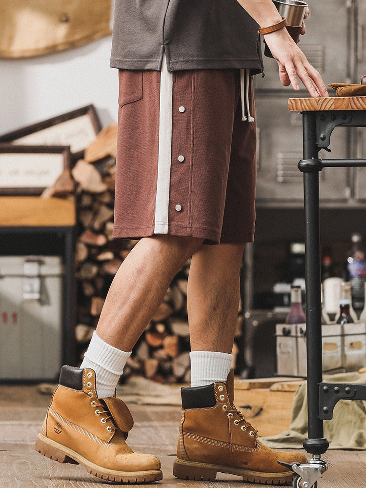 Athletic Adventure Brown Shorts - J202404131535_BRO