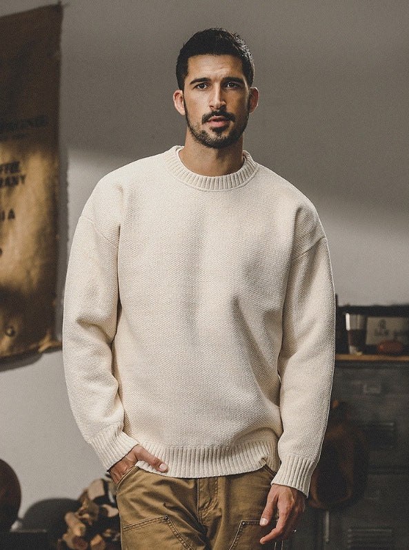 Ivory Drift Sweater - 2023112020H_OFFWHITE