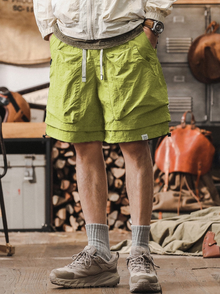Outdoor Utility Quick Drying Cargo Shorts - C202407011406_FLU