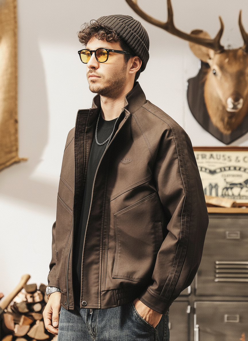 Motorcyclist Leather Jacket