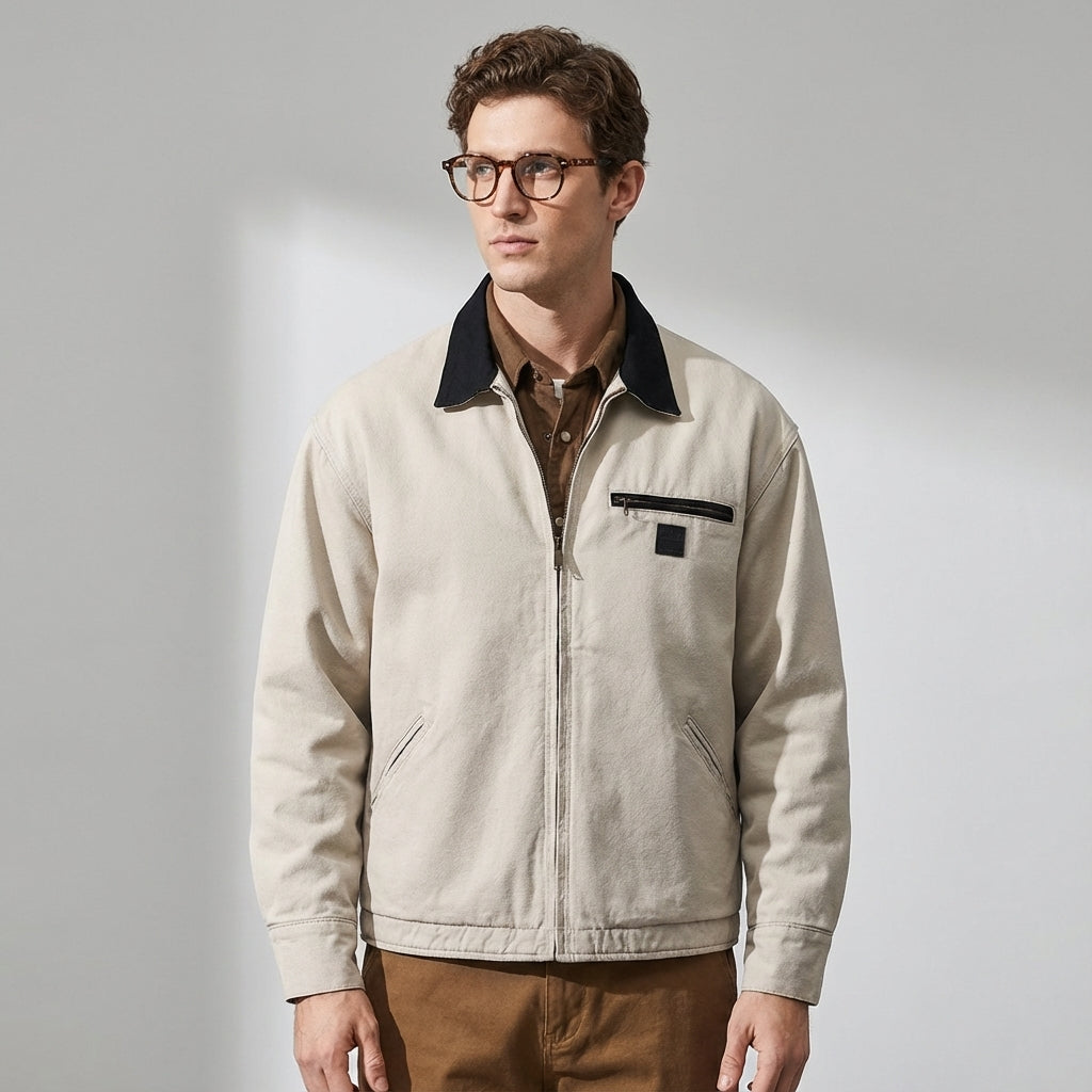 The Roamer Jacket in Offwhite