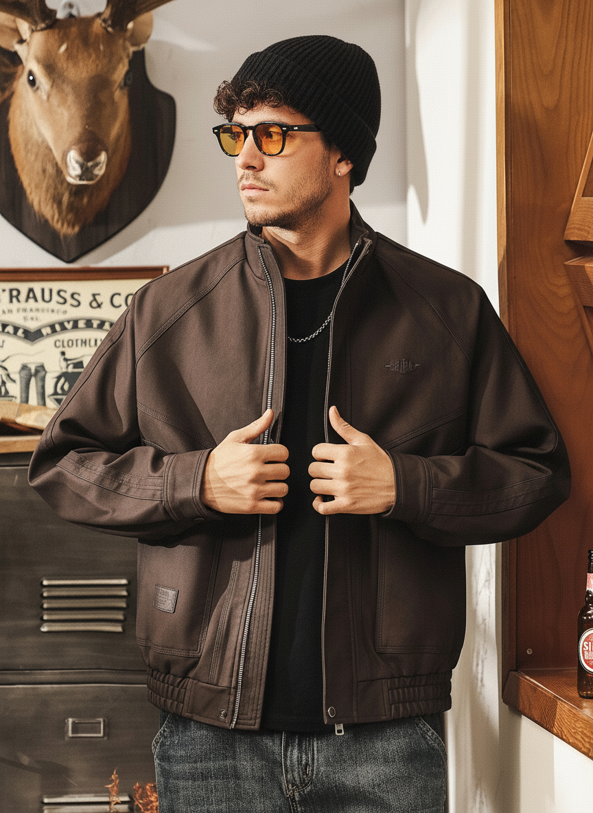 Motorcyclist Leather Jacket