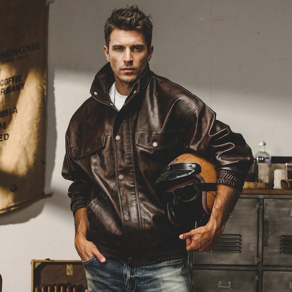 Terrain Trail Jacket in Brown – T.H.E.N.D : Rugged Luxury