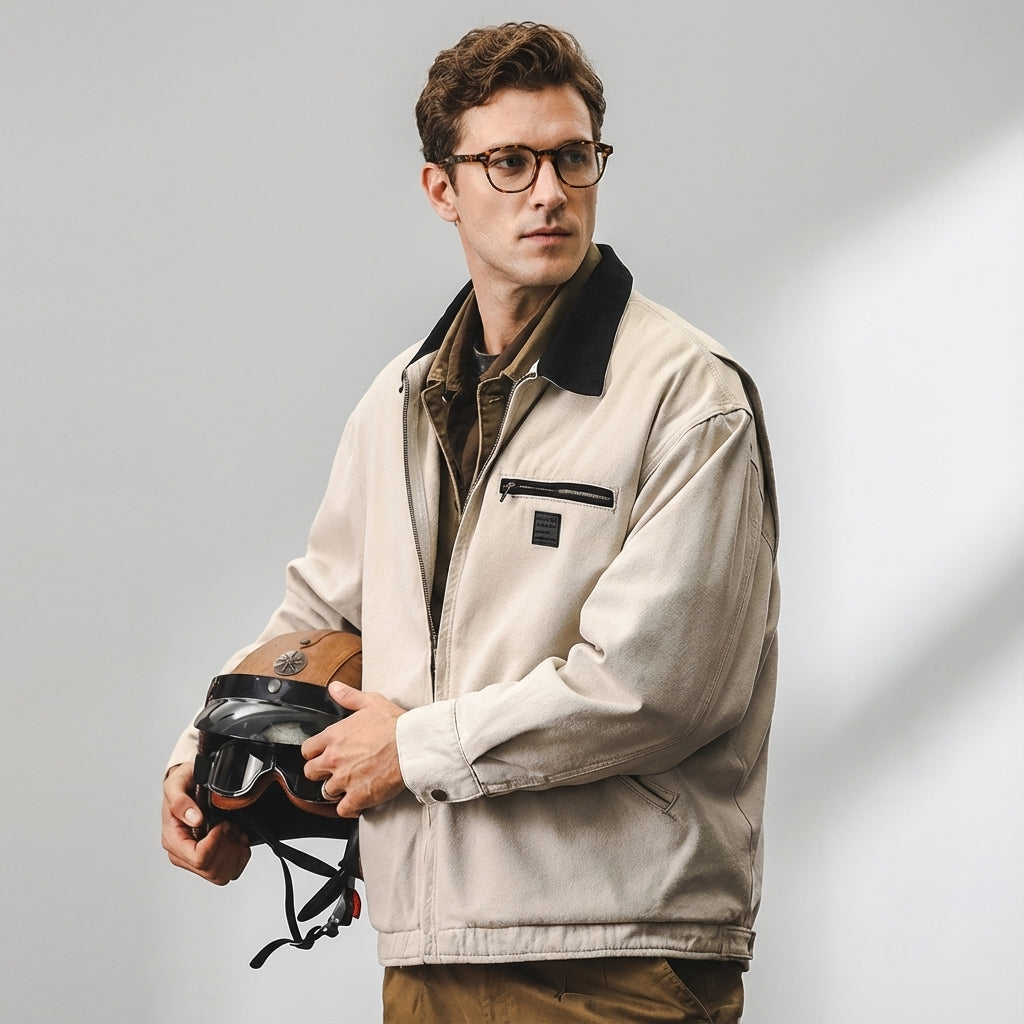 The Roamer Jacket in Offwhite