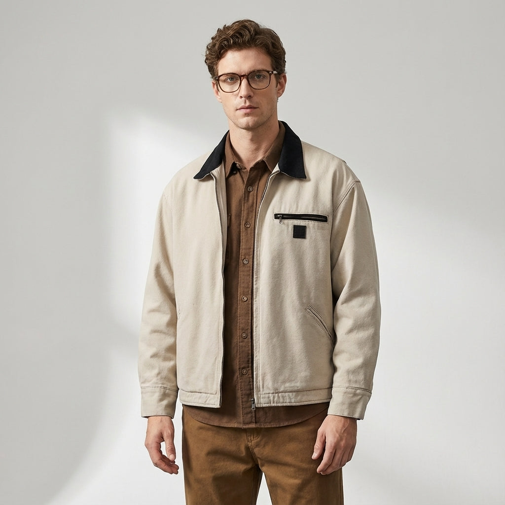 The Roamer Jacket in Offwhite