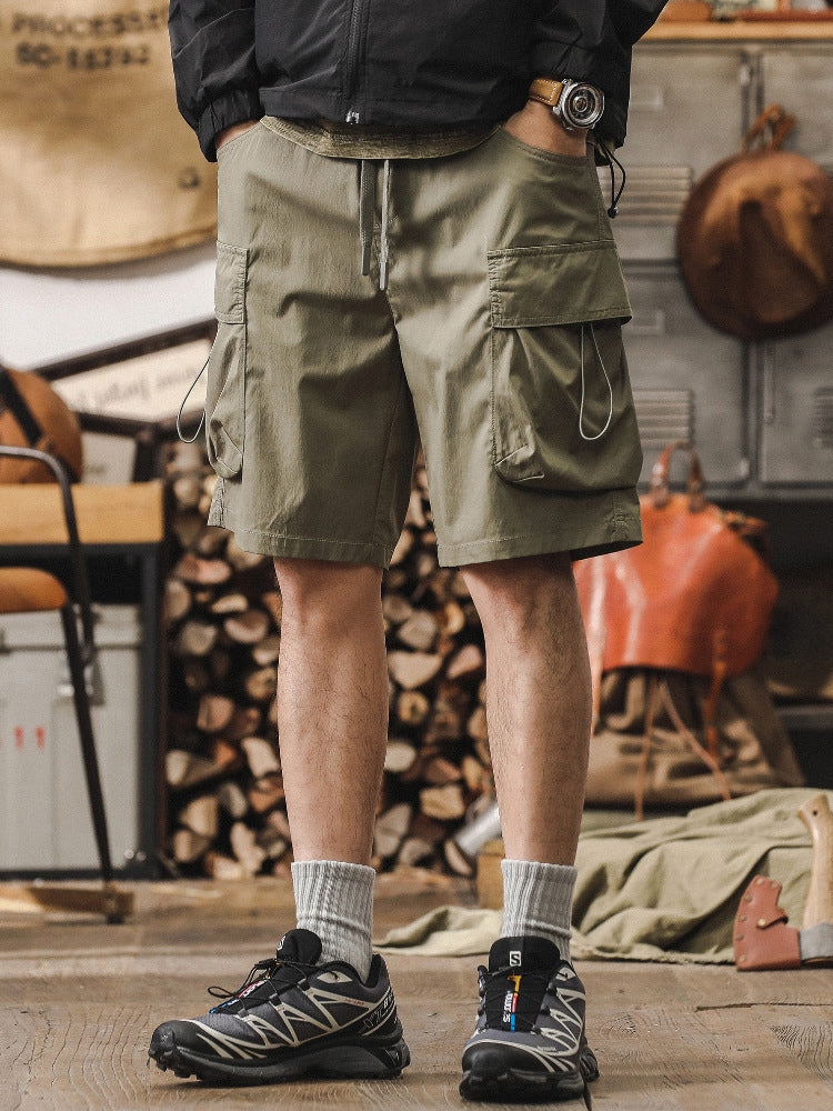 Outdoor Utility Quick Drying Cargo Shorts - C202407082216_GRE
