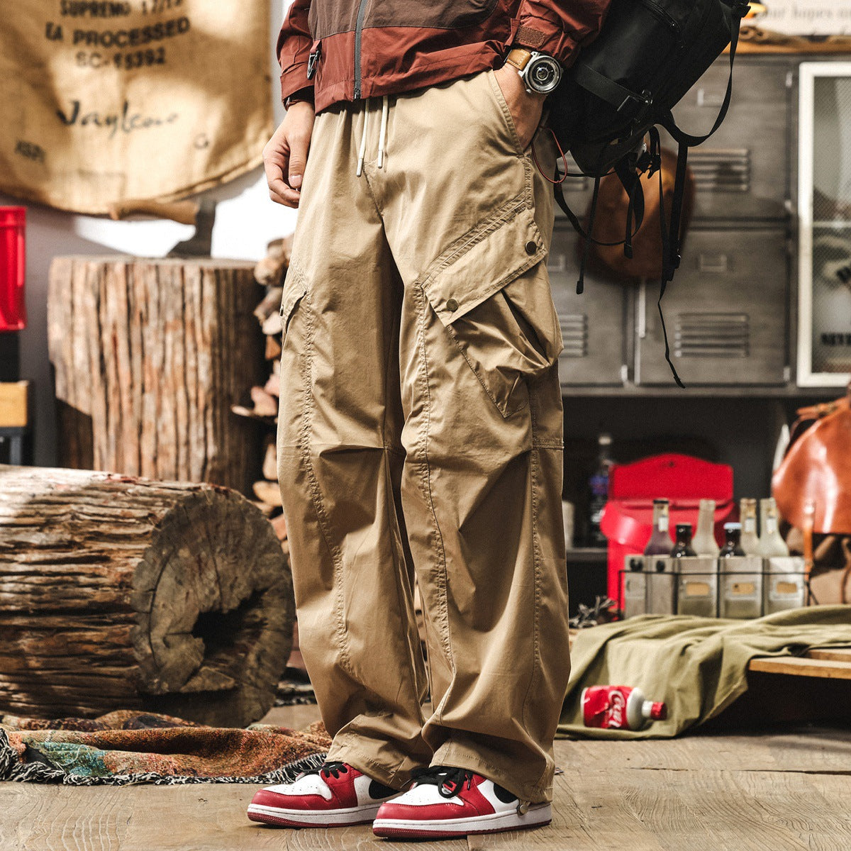 Khaki Cargo Pants